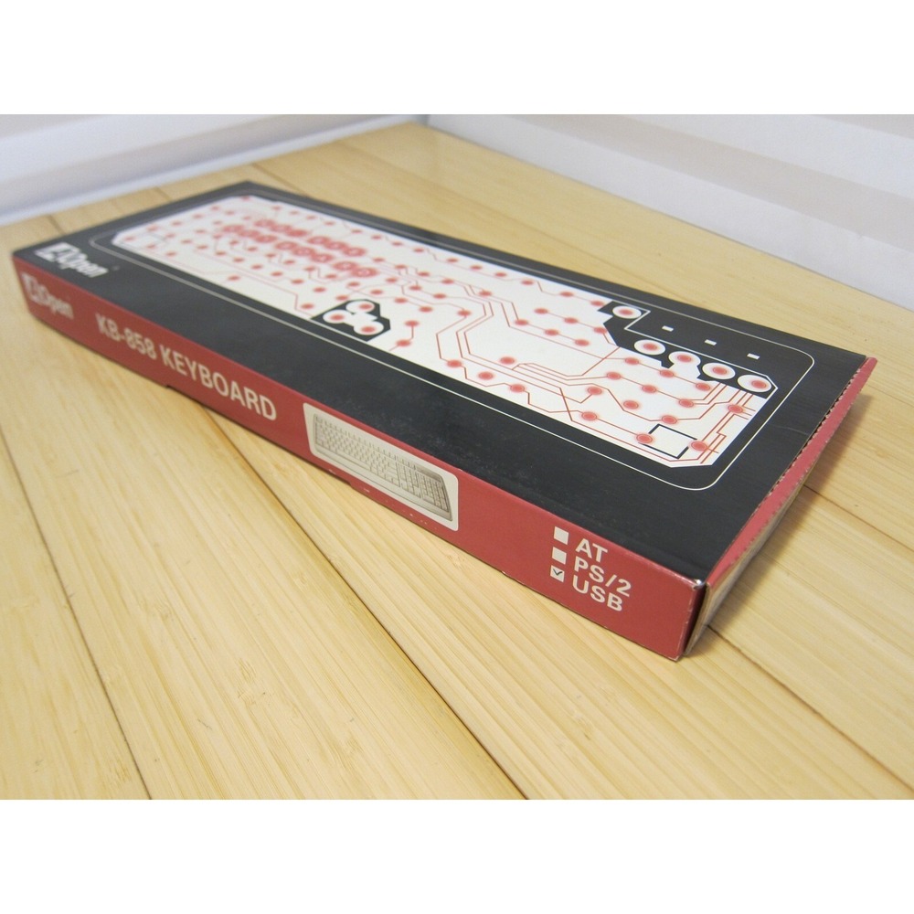Vintage NOS AOpen‎ KB-858 Designed For Windows 98 & NT Standard USB Keyboard